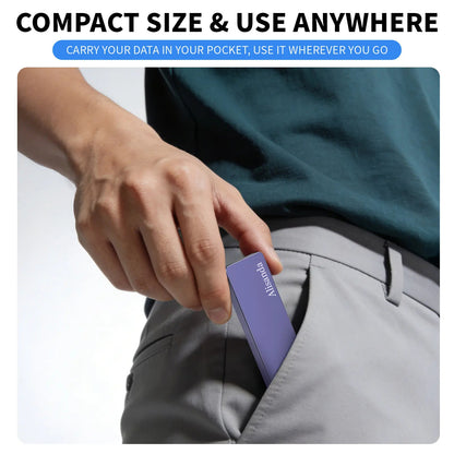 1TB USB Flash Drive High-Speed USB 3.0 External Storage for iPhone Android PC Mac Foldable Design Easy Connectivity summerwins