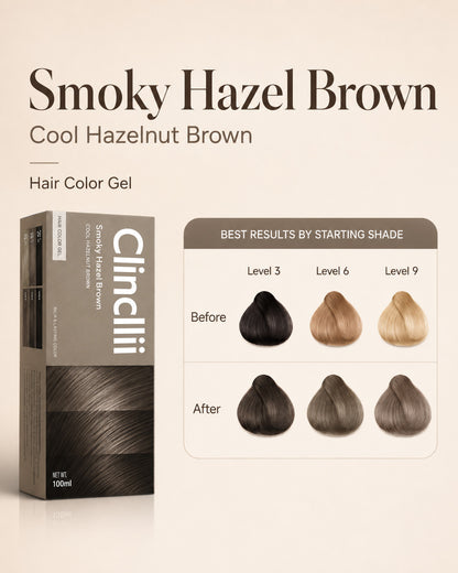 Clinclii Easy At-Home Ammonia-Free Botanical Hair Color Gel-Cream