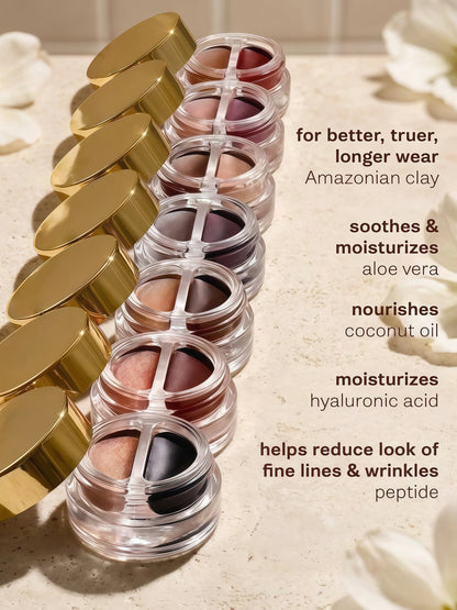 Clay Pot Duo Shadow Liner&Dual-Ended Brush