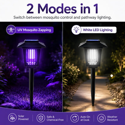 Mosquito Zapper Stake Light – Outdoor Bug Zapper & Pathway Garden Lamp