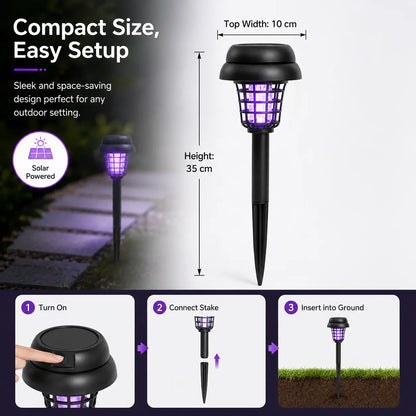 Mosquito Zapper Stake Light – Outdoor Bug Zapper & Pathway Garden Lamp