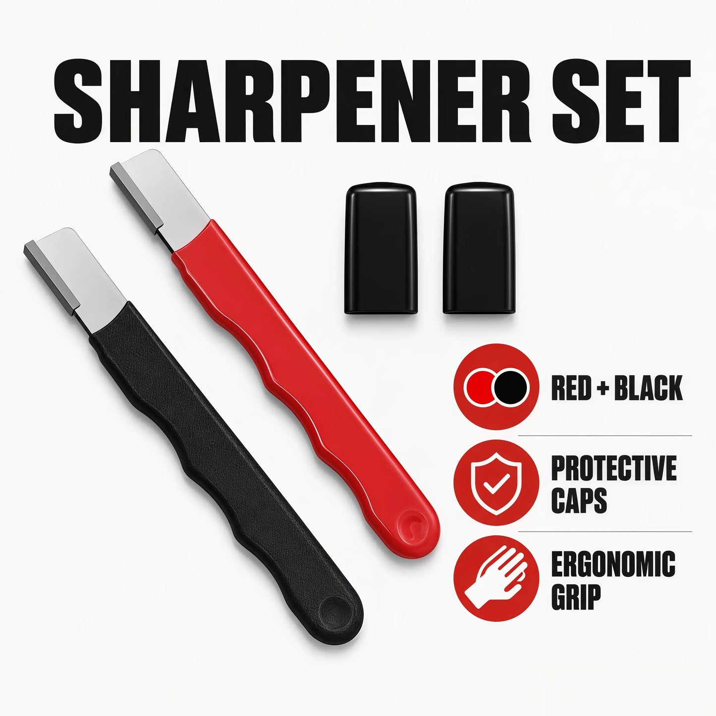 Professional Precision Knife Sharpener with Sharpening Stone for Blades, Random Color