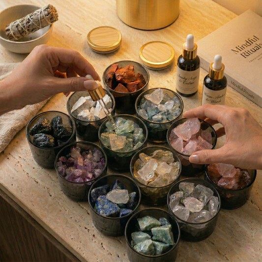Crystalline Harmony | Natural Stone Scent Diffuser for Wellness